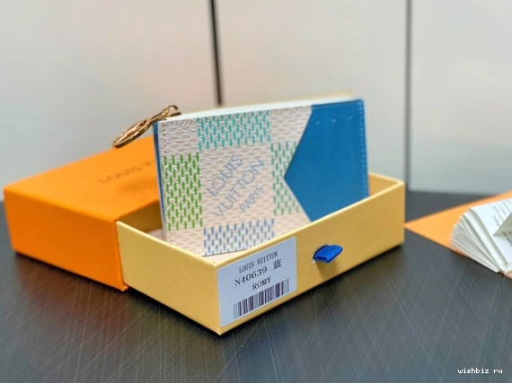 WIS Holder-12*8*0.8cm VUITTON Romy Card LOUIS 0207